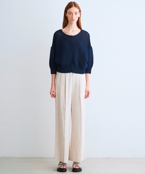 three dots(スリードッツ)の「レーヨンリネン パンツ(その他パンツ・レディース・ベージュ/マルチ/ブラック・SMALL/MEDIUM/X-SMALL)」の11枚目の写真