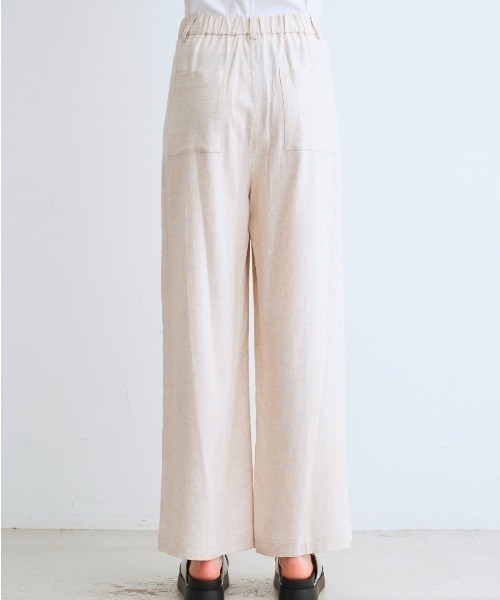three dots(スリードッツ)の「レーヨンリネン パンツ(その他パンツ・レディース・ベージュ/マルチ/ブラック・SMALL/MEDIUM/X-SMALL)」の16枚目の写真