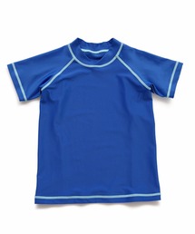 Lace Ladies（レースレディース）の「キッズ ライン入り 半袖 ラッシュガード 水着（ラッシュガード）」