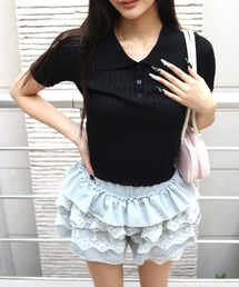 ALLuRing ChaRm（アリュリングチャーム）の「Kint Polo / ニットポロ（ポロシャツ）」