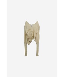 Mix Knit Top-Long Sleeves