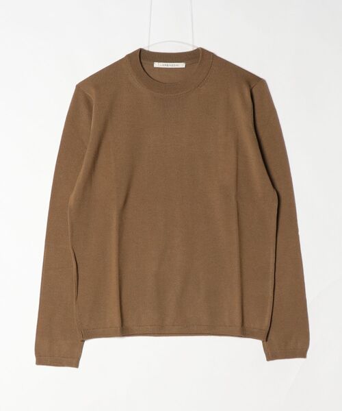 BEAMS F(ビームスエフ)の「【別注】LORENZONI / ウール ハイネック ニット(ニット/セーター・メンズ・グレー/パープル/ダークブラウン/レッド系その他7/ブラック/グレー系その他/カーキ・50/48/46/44/52)」の5枚目の写真