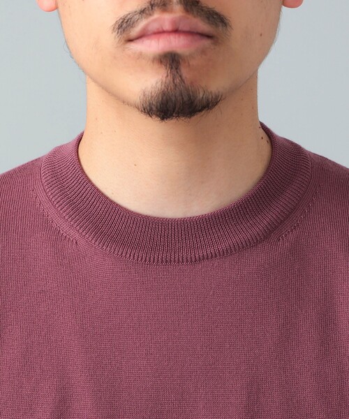 BEAMS F（ビームスエフ）の「【別注】LORENZONI / ウール ハイネック ニット（ニット/セーター・メンズ・グレー/パープル/ダークブラウン/レッド系その他7/ブラック・50/48/46/44）」の11枚目の写真