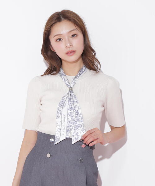 【美品！】サカイの柄スカーフ付きニットドレス 美品！】サカイの柄スカーフ付きニットドレス