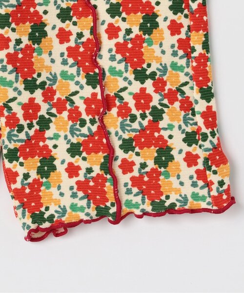 p.premier(ピードットプルミエ)の「イロチ買いしたい総柄メロウハーフレギンスパンツ(その他パンツ・キッズ・ブルー/ブラック/オレンジ/ブラウン/ピンク/レッド・80/90/100/110/120/130/140)」の16枚目の写真