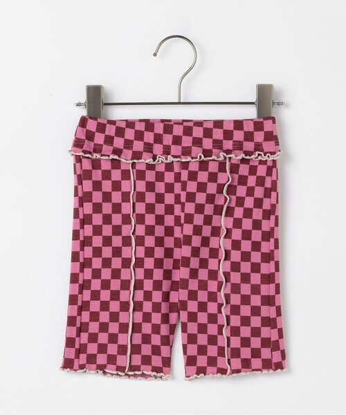 p.premier(ピードットプルミエ)の「イロチ買いしたい総柄メロウハーフレギンスパンツ(その他パンツ・キッズ・ブルー/ブラック/オレンジ/ブラウン/ピンク/レッド・80/90/100/110/120/130/140)」の21枚目の写真