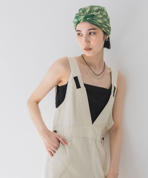 JEANASIS（ジーナシス）の「シアーガラスカーフ/329537（バンダナ/スカーフ・レディース・グリーン/グリーン系その他・FREE）」の4枚目の写真