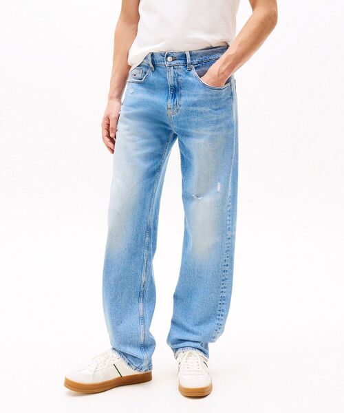 tommy jeans(トミー ジーンズ)の「ジャミーリラックスストレートジーンズ(デニムパンツ・メンズ・インディゴブルー・32inch/30inch/28inch/34inch/36inch)」の1枚目の写真