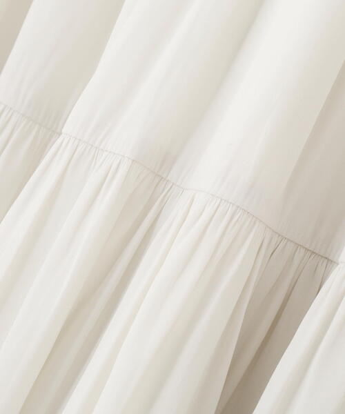 PROPORTION BODY DRESSING(プロポーションボディドレッシング)の「ギャザーティアードスカート / 1215120508(スカート・レディース・ホワイト/ダークグレー/ブラウン・SMALL/MEDIUM)」の19枚目の写真