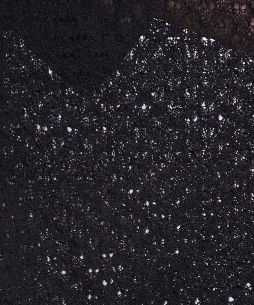 Cutie Blonde（キューティーブロンド）の「リネンライク 透かし編みボレロカーディガン（カーディガン/ボレロ・レディース・ブラック/ナチュラル/グリーン系・00）」の7枚目の写真