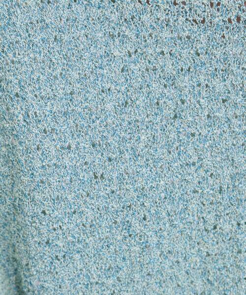 Cutie Blonde（キューティーブロンド）の「リネンライク 透かし編みボレロカーディガン（カーディガン/ボレロ・レディース・ブラック/ナチュラル/グリーン系・00）」の11枚目の写真