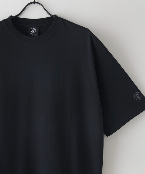 brknhome(ブロークンホーム)の「【BRKNHOME/ブロークンホーム】×【ZERO STAIN/ゼロステイン】コラボ 袖配色 クルーネック Tシャツ(Tシャツ/カットソー・メンズ・ホワイト/ブラック・MEDIUM/LARGE)」の10枚目の写真