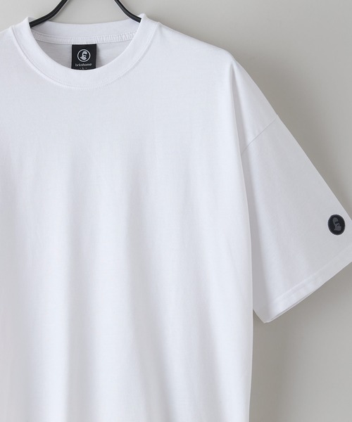 brknhome(ブロークンホーム)の「【BRKNHOME/ブロークンホーム】×【ZERO STAIN/ゼロステイン】コラボ 袖配色 クルーネック Tシャツ(Tシャツ/カットソー・メンズ・ホワイト/ブラック・MEDIUM/LARGE)」の8枚目の写真
