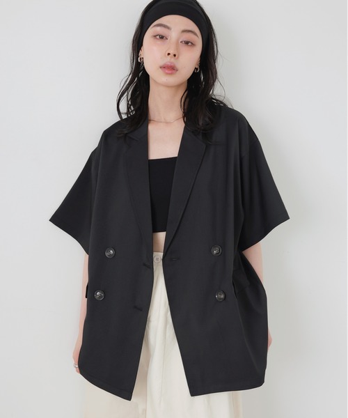 ハーフジップ】3層レイヤーニット BDW349 :メンズ トップス