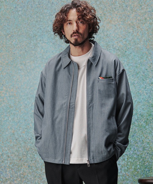 THEOREM（セオレム）の「mj10769-Rugged Ivy Jacket ジャケット（その他アウター・メンズ・ブルーグレー/ブラック/ベージュ・M/L/XL）」の3枚目の写真