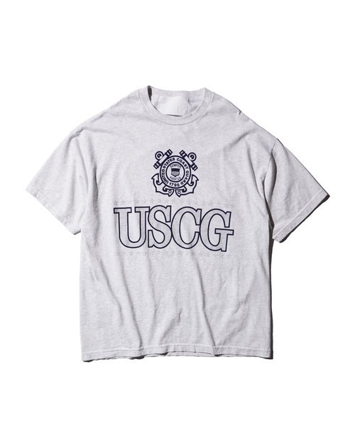made in standard (メイドインスタンダード)の「MADE IN STANDARD / メイドインスタンダード USCG TEE ユーエスコーストガード(Tシャツ/カットソー・メンズ・アッシュグレー/ブラック・LARGE/X-LARGE/MEDIUM)」の1枚目の写真