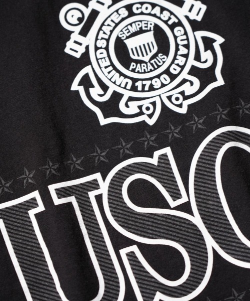 made in standard (メイドインスタンダード)の「MADE IN STANDARD / メイドインスタンダード USCG TEE ユーエスコーストガード(Tシャツ/カットソー・メンズ・アッシュグレー/ブラック・LARGE/X-LARGE/MEDIUM)」の7枚目の写真