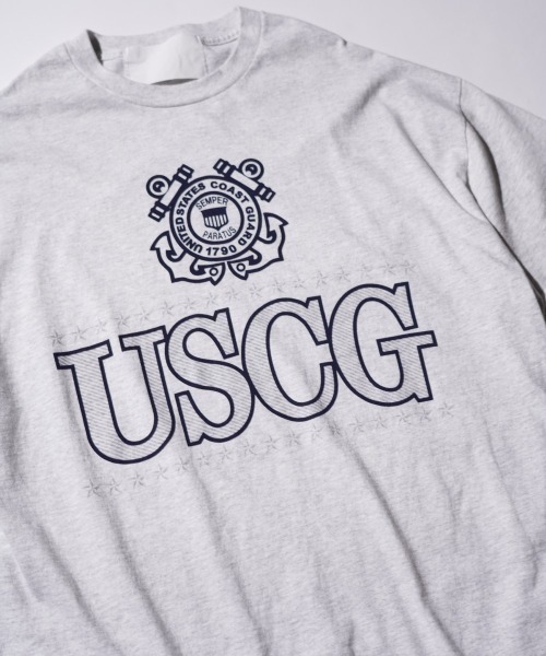 made in standard (メイドインスタンダード)の「MADE IN STANDARD / メイドインスタンダード USCG TEE ユーエスコーストガード(Tシャツ/カットソー・メンズ・アッシュグレー/ブラック・LARGE/X-LARGE/MEDIUM)」の12枚目の写真