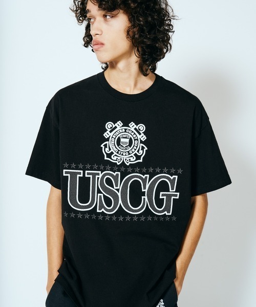 made in standard (メイドインスタンダード)の「MADE IN STANDARD / メイドインスタンダード USCG TEE ユーエスコーストガード(Tシャツ/カットソー・メンズ・アッシュグレー/ブラック・LARGE/X-LARGE/MEDIUM)」の4枚目の写真