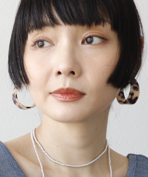 アセチフープピアス（ピアス（両耳用））｜Three Four Time（スリー