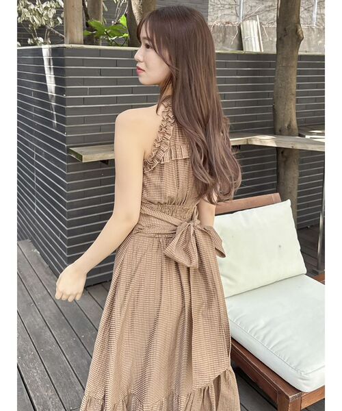 ⭐️美品⭐️ dazzlin アメスリフリルシェイプワンピース Sサイズ アメスリフリルシェイプワンピース[品番：MKSW0064422]｜dazzlin