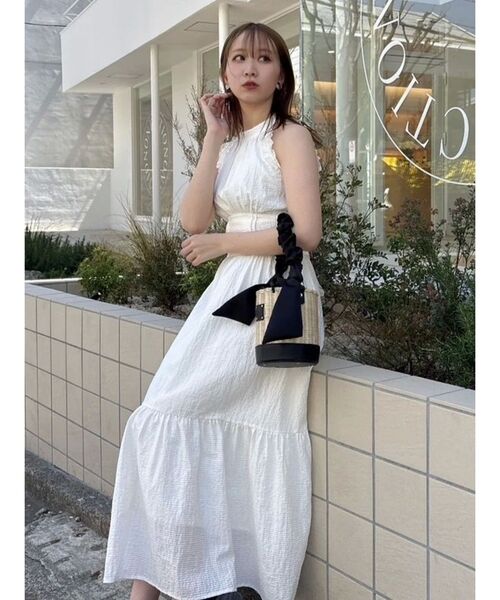 dazzlin アメスリフリルシェイプワンピース セール】アメスリフリルシェイプワンピース（ワンピース