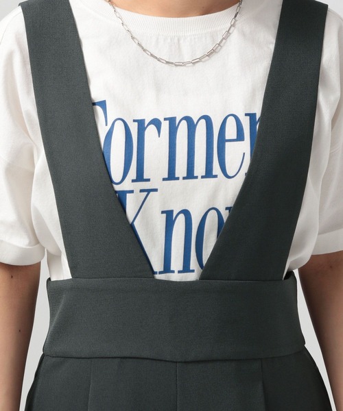 BAYFLOW（ベイフロー）の「【低身長caho146cmさんプロデュース】サロペット（サロペット/オーバーオール・レディース・アイボリー/チャコール・FREE）」の19枚目の写真