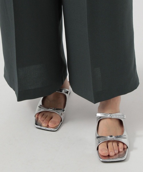 BAYFLOW（ベイフロー）の「【低身長caho146cmさんプロデュース】サロペット（サロペット/オーバーオール・レディース・アイボリー/チャコール・FREE）」の22枚目の写真