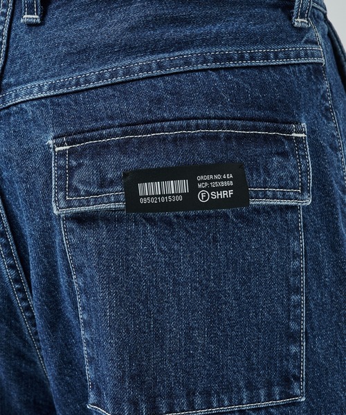 SHAREEF（シャリーフ）の「【SHAREEF】BAGGY DENIM（デニムパンツ・メンズ・ブラック/インディゴブルー・1/2）」の9枚目の写真