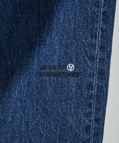 SHAREEF（シャリーフ）の「【SHAREEF】BAGGY DENIM（デニムパンツ・メンズ・ブラック/インディゴブルー・1/2）」の12枚目の写真