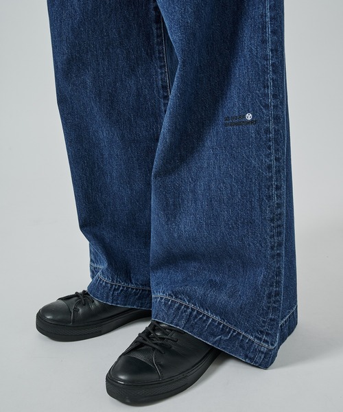 SHAREEF（シャリーフ）の「【SHAREEF】BAGGY DENIM（デニムパンツ・メンズ・ブラック/インディゴブルー・1/2）」の13枚目の写真
