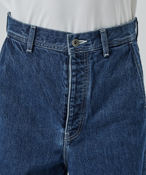 SHAREEF（シャリーフ）の「【SHAREEF】BAGGY DENIM（デニムパンツ・メンズ・ブラック/インディゴブルー・1/2）」の14枚目の写真