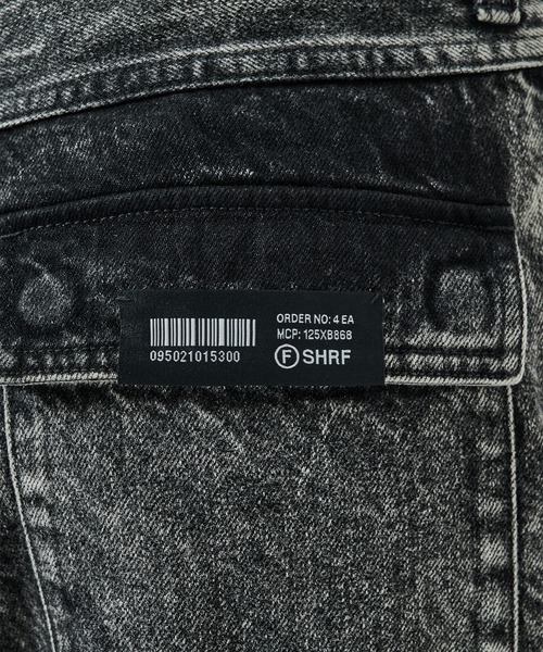 SHAREEF（シャリーフ）の「【SHAREEF】BAGGY DENIM（デニムパンツ・メンズ・ブラック/インディゴブルー・1/2）」の20枚目の写真