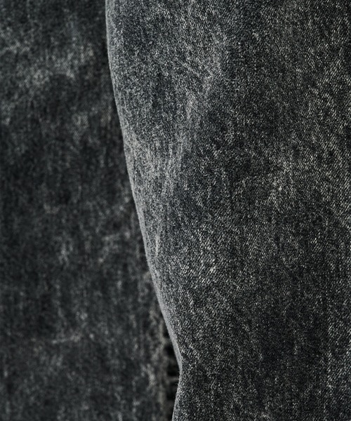 SHAREEF（シャリーフ）の「【SHAREEF】BAGGY DENIM（デニムパンツ・メンズ・ブラック/インディゴブルー・1/2）」の22枚目の写真