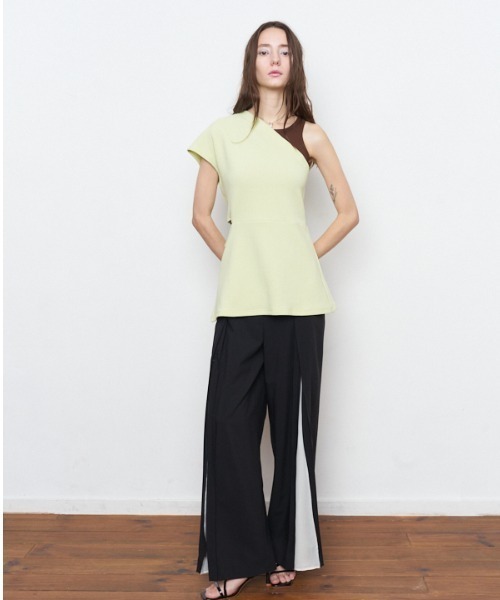 tシャツ Minfy oneshoulder CS  ミンフィーワンショルダーカットソー レディース セール】Minfy oneshoulder CS ミンフィーワンショルダー
