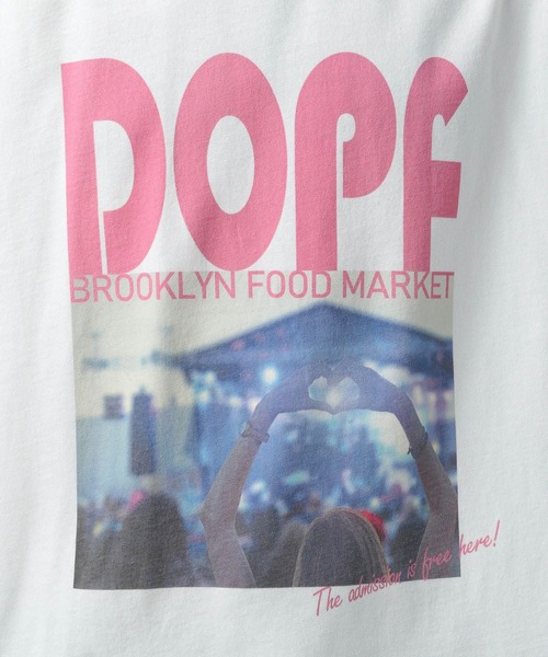 BAYFLOW(ベイフロー)の「BROOKLYN フードフェス半袖Tシャツ(Tシャツ/カットソー・メンズ・ブラック/オフホワイト・MEDIUM/LARGE)」の4枚目の写真