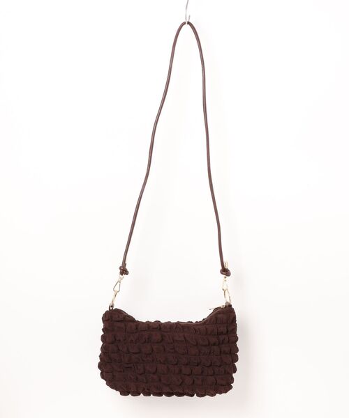 GORGE(ゴージ)の「《ふわもこ質感》レディース バブルショルダー バッグ ショルダーバッグ 2WAY 春夏秋冬(ショルダーバッグ・レディース・アイボリー/ブラック/ブラウン・F)」の10枚目の写真