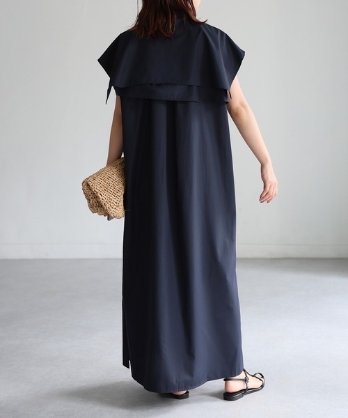 willfully ワンピース ケープ ノースリーブ ケーブルノースリーブ