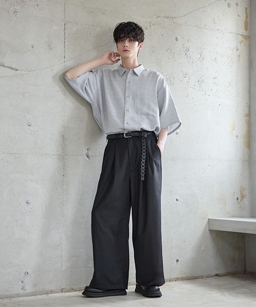 ETELIO(エテリオ)の「本革サークルパーツレザーベルト(ベルト・メンズ・ブラック・F)」の13枚目の写真