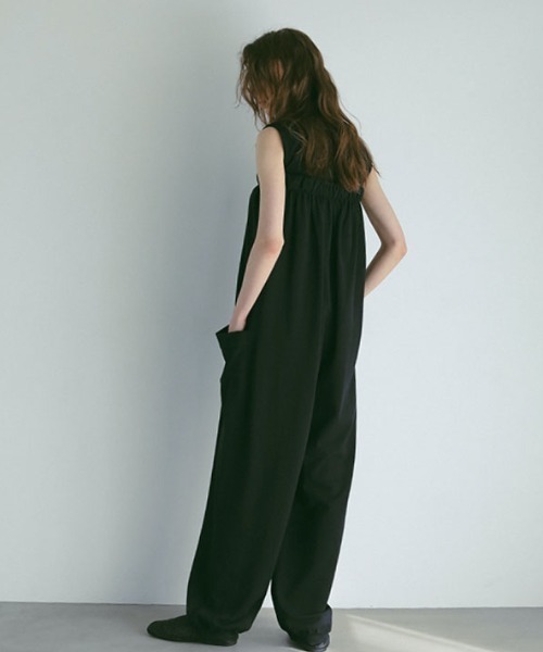 セール】サイドポケットベアニットオールインワン（つなぎ