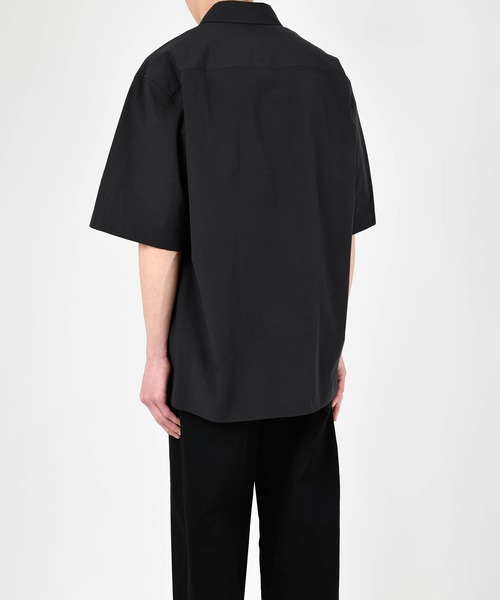 LAD MUSICIAN(ラッドミュージシャン)の「COTTON LINEN SHORT SLEEVE BIG SHIRT(シャツ/ブラウス・メンズ・ブラック/ホワイト・46/44/42)」の5枚目の写真