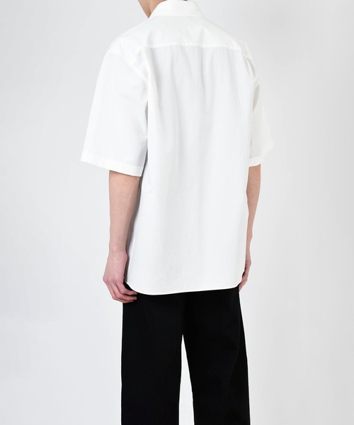 LAD MUSICIAN(ラッドミュージシャン)の「COTTON LINEN SHORT SLEEVE BIG SHIRT(シャツ/ブラウス・メンズ・ブラック/ホワイト・46/44/42)」の11枚目の写真
