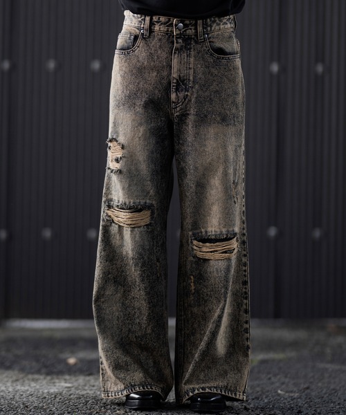 【CLEL】Veiled Damage Denim / ヴェイルドダメージデニム CLEL】Veiled Damage Denim / ヴェイルドダメージデニム（デニム