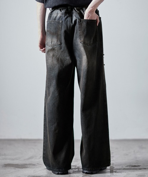 CLEL ヴェイルドダメージデニム CLEL】Veiled Damage Denim / ヴェイルドダメージデニム（デニム