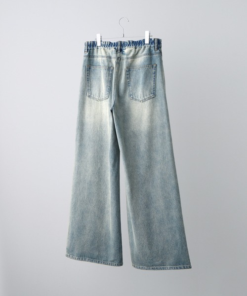 完売品　CLEL ヴェイルドダメージデニム　Mサイズ CLEL】Veiled Damage Denim / ヴェイルドダメージデニム（デニム