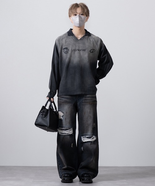 【CLEL】Veiled Damage Denim / ヴェイルドダメージデニム CLEL】Veiled Damage Denim / ヴェイルドダメージデニム（デニム