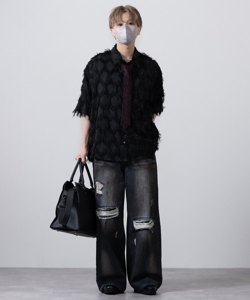 CLEL】Veiled Damage Denim / ヴェイルドダメージデニム（デニム