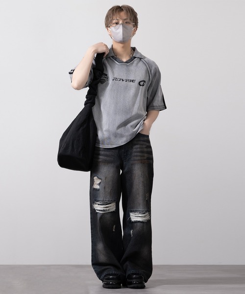 CLEL】Veiled Damage Denim / ヴェイルドダメージデニム（デニム