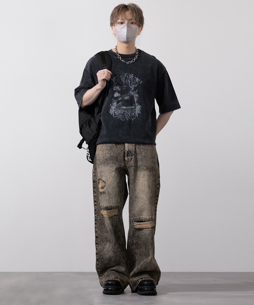 【CLEL】Veiled Damage Denim / ヴェイルドダメージデニム CLEL】Veiled Damage Denim / ヴェイルドダメージデニム（デニム