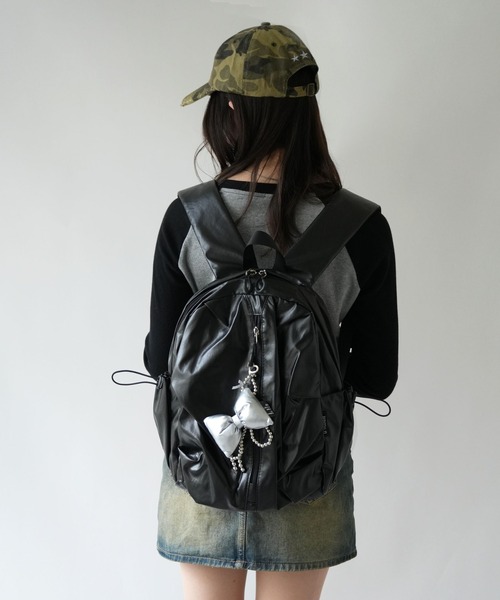 美品♡ANTEPRIMA完売品✨ORTAオルタ　ブラックリュック セール】【AVOCA/アヴォカ】ミニマルバックパック/デイパック